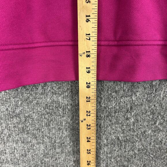 Lululemon Hoodie Women M/L Scuba Oversized Half Zip Ripened Raspberry Cropped - Picture 14 of 16